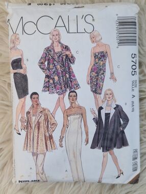 McCall's Vintage Coat & Dress Sewing Pattern 5705
